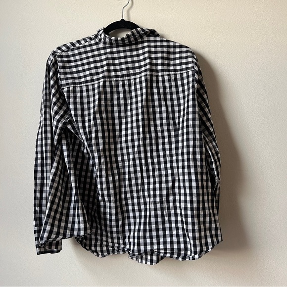 J.Crew Gingham lightweight cotton shirt in signature fit In Gngm Md - Picture 6 of 6